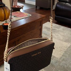 Michael Kors large east west signature crossbody bag. BRAND NEW WITH TAGS